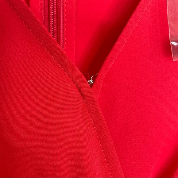 Stitch Fix l KATIE STURINO Arnette Red Pleated Midi Dress, Small - Picture 9 of 13